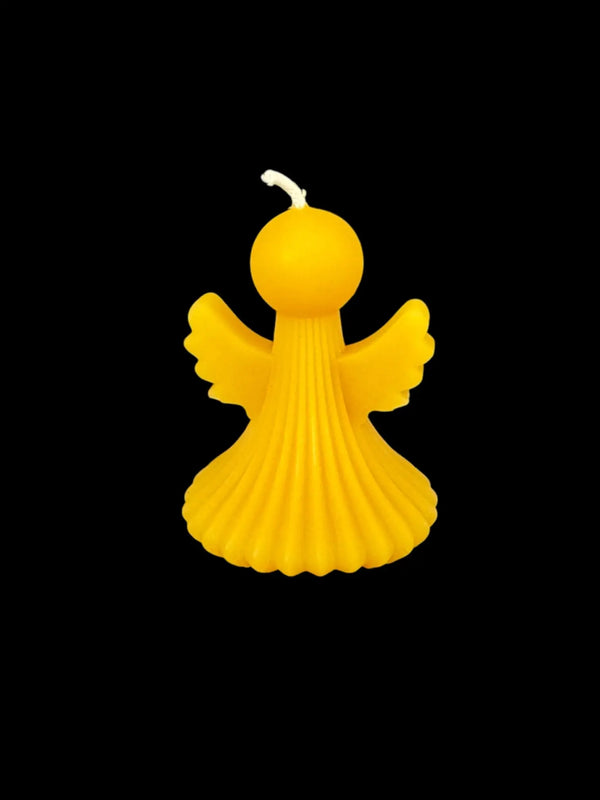 Small Angel Beeswax Candle The Dancing Bee/PNW Honey Company